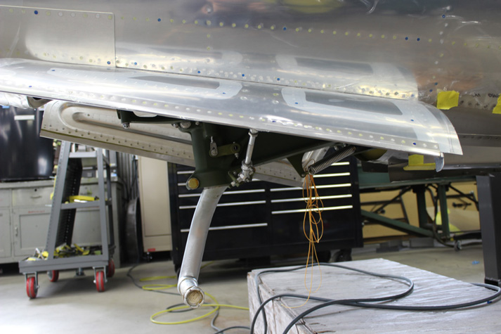 P-47 Razorback: Tail Wheel Installation