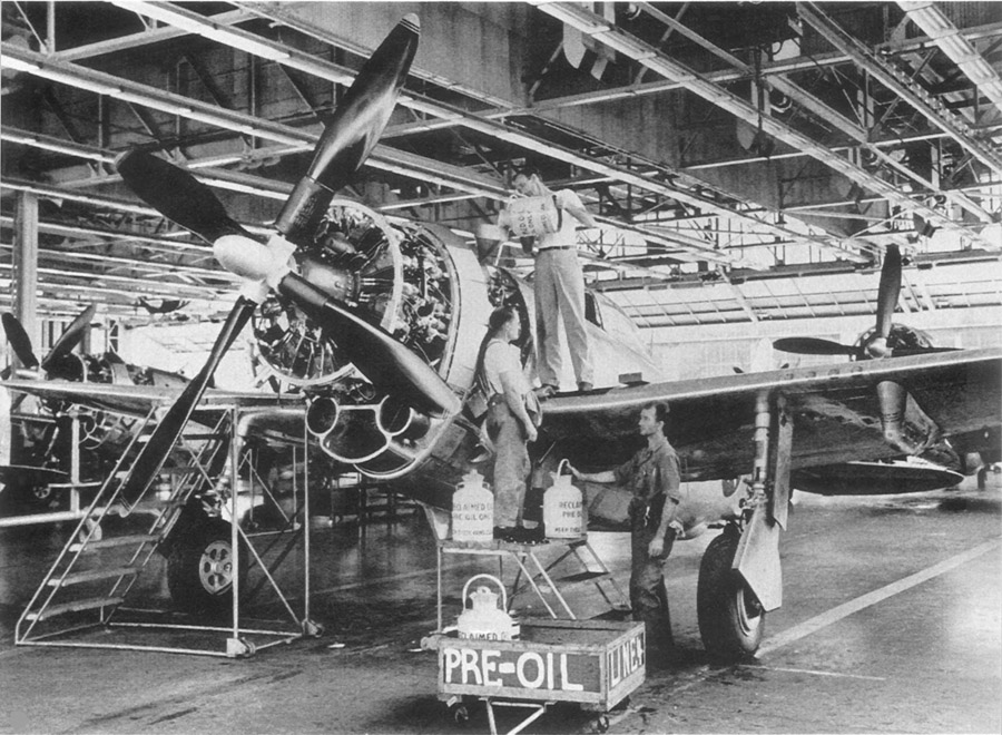 Republic Aviation, Evansville factory, courtesy of the Harold Morgan collection