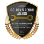 Golden Wrench Reserve Grand Champ 2013