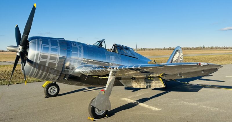 P-47 Thunderbolt after restoration