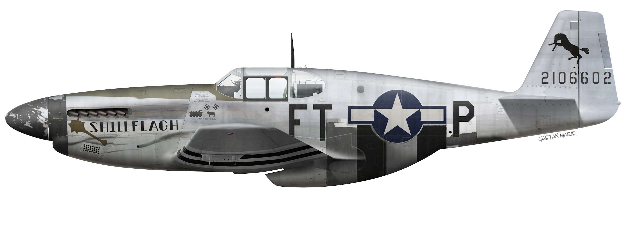 P-51B Shillelagh Wings of the North Museum Project - Winter