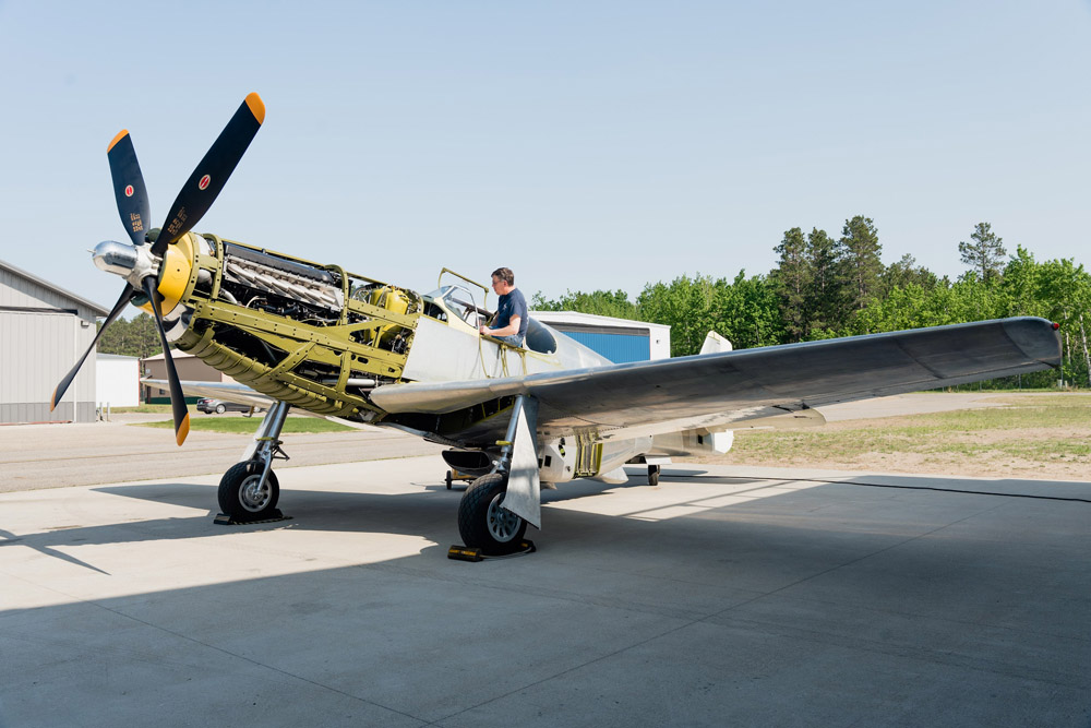 P-51C Thunderbird: Engine Test Run
